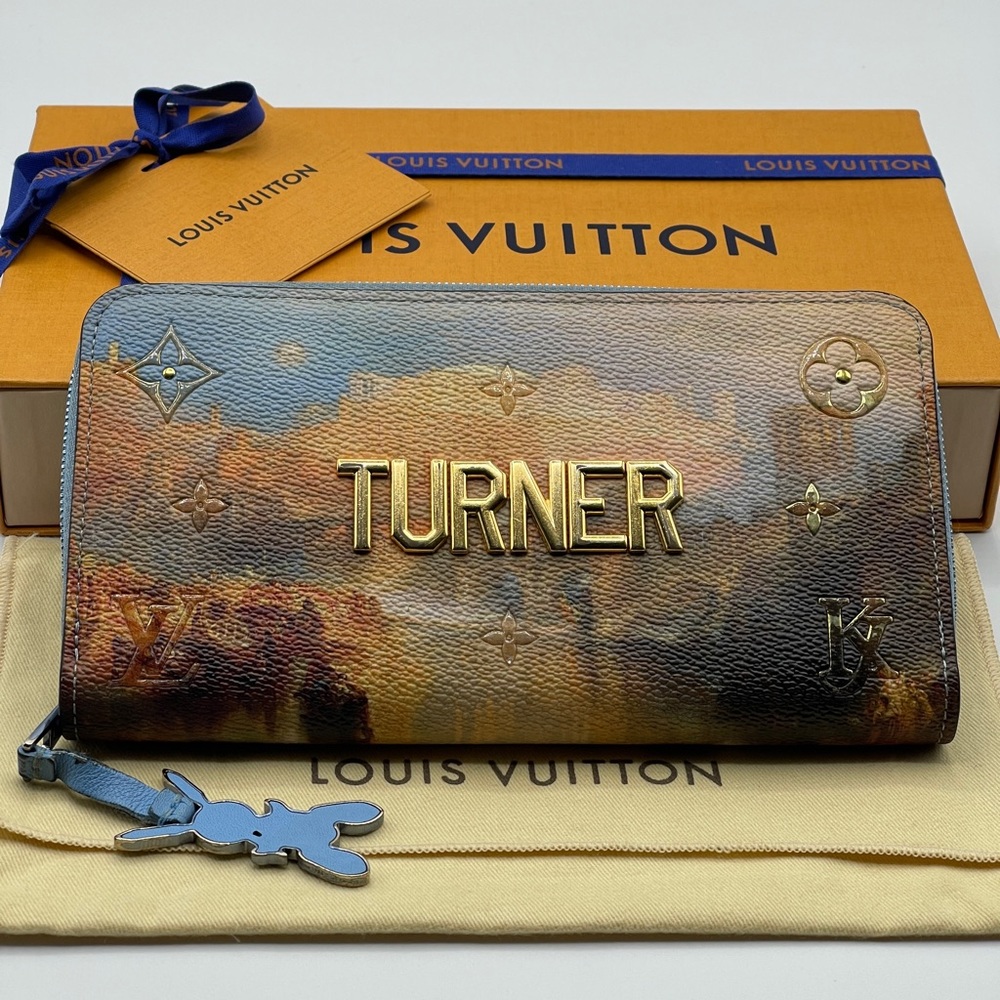 Louis Vuitton x Jeff Koons Masters Collection Turner Round Zippy Wallet Rare